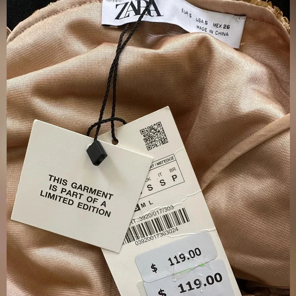 NWT Zara Sequin Slip Dress Limited Edition - Picture 13 of 14